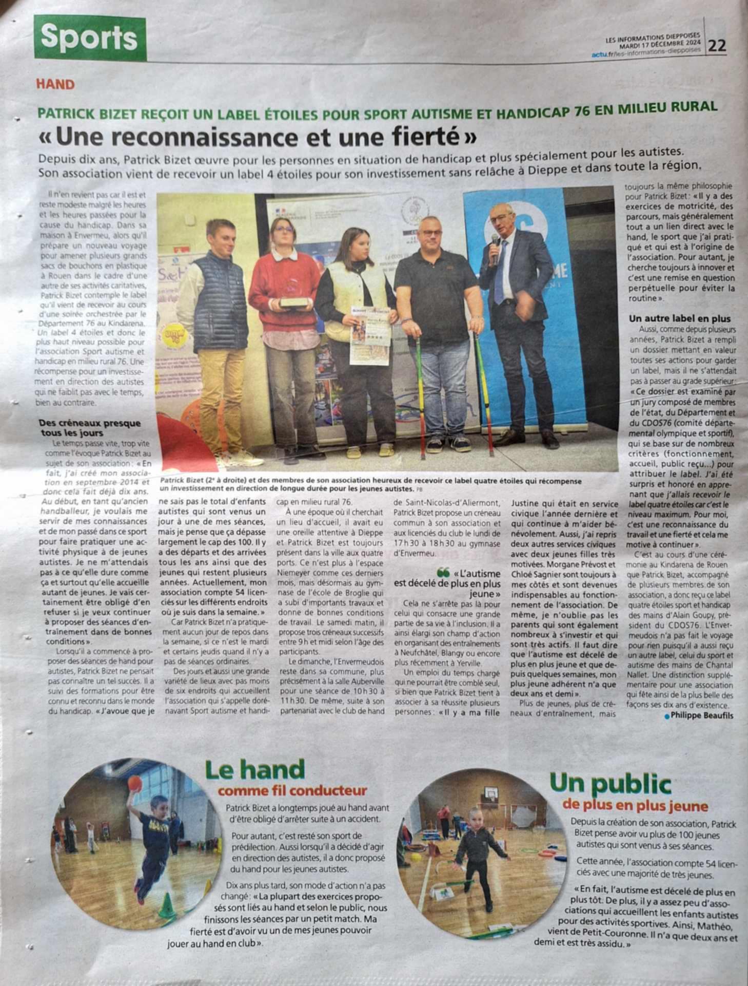 Journal Les Info Dieppoises 17 décembre 2024